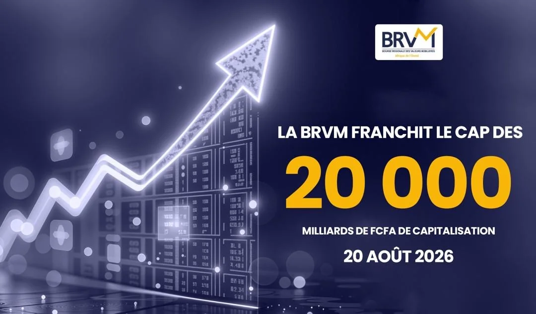 BRVM franchit 20 000 milliards FCFA : le marché financier ouest-africain change d'échelle