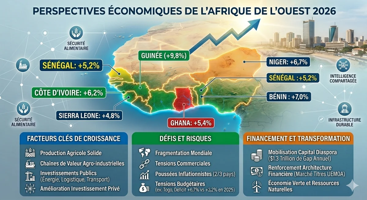 Croissance ouest‑africaine : une résilience bâtie contre les vents mondiaux