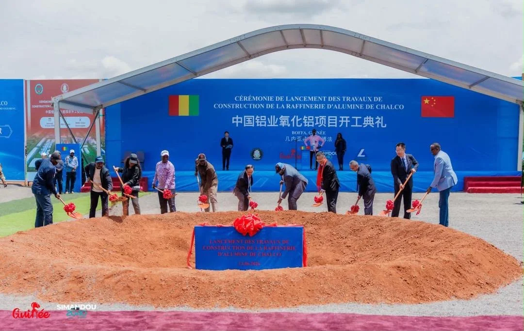 Guinée : la raffinerie Chalco accélère la transformation locale de la bauxite