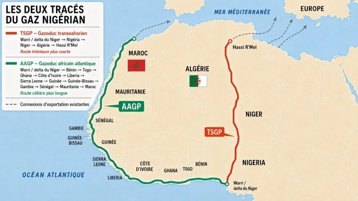 Gazoducs concurrents : l'Afrique de l'Ouest face au choix de sa souveraineté énergétique