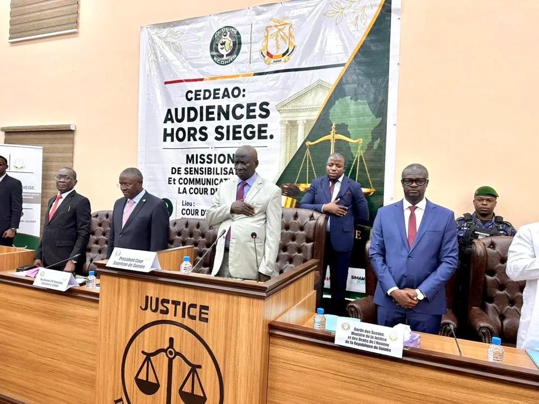 CEDEAO en Guinée : audiences hors-siège pour rapprocher justice et citoyens