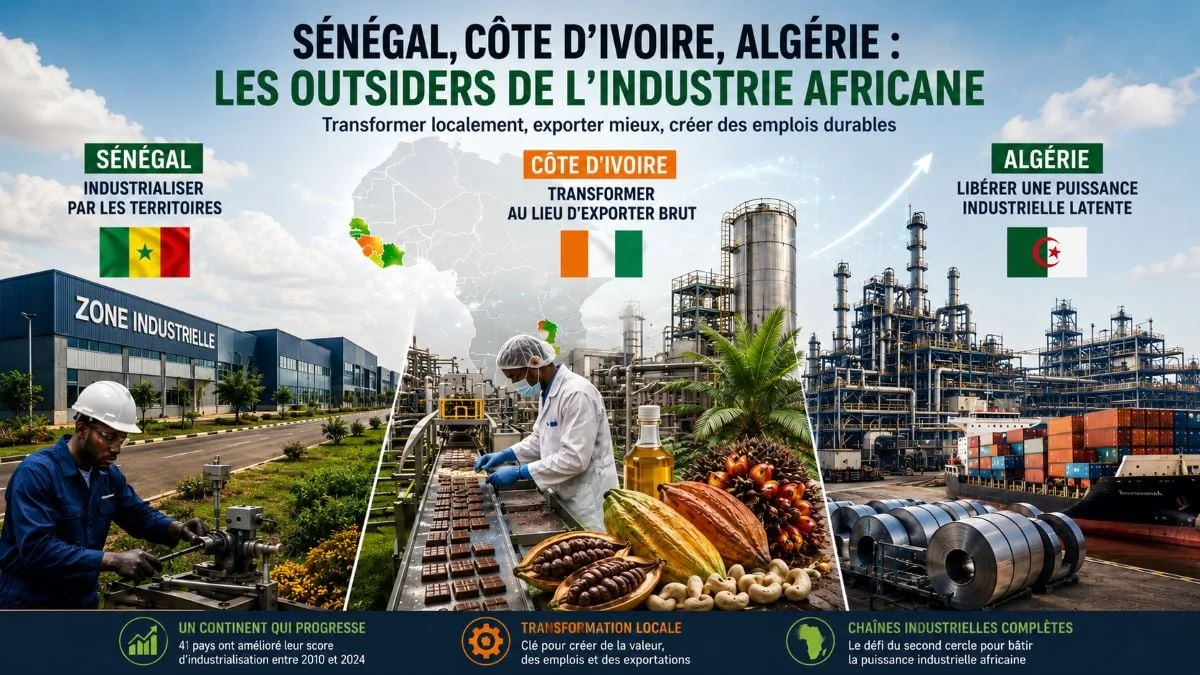 Industrialisation en Afrique de l'Ouest : Sénégal et Côte d'Ivoire en embuscade